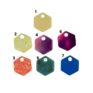 Surtido de chapas hexagonales (S)